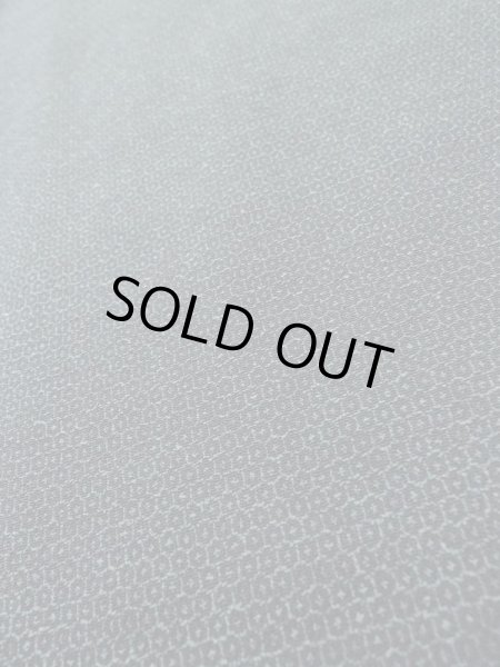 画像6: M0301W Mint  男性用着物 男性用着物  シルク(正絹)  淡い 青, 亀甲 【中古】 【USED】 【リサイクル】 ★★★★☆ (6)