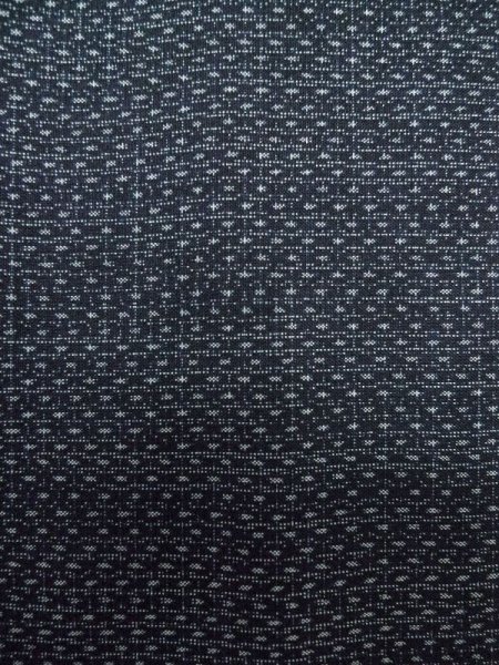 画像5: M0301X  男性用着物 男性用着物  シルク(正絹) 淡い 深い 青, 抽象的模様 【中古】 【USED】 【リサイクル】 ★☆☆☆☆ (5)