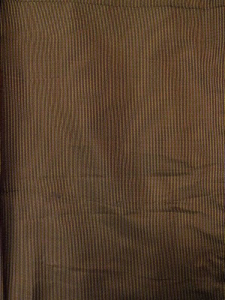 画像3: M0301Y  男性用着物 男性用着物 綿入り シルク(正絹)   茶色, 縞 【中古】 【USED】 【リサイクル】 ★☆☆☆☆ (3)