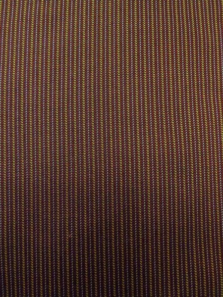 画像5: M0301Y  男性用着物 男性用着物 綿入り シルク(正絹)   茶色, 縞 【中古】 【USED】 【リサイクル】 ★☆☆☆☆ (5)