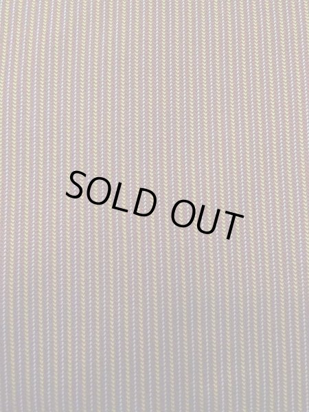 画像6: M0301Y  男性用着物 男性用着物 綿入り シルク（正絹）   茶色, 縞 【中古】 【USED】 【リサイクル】 ★☆☆☆☆ (6)