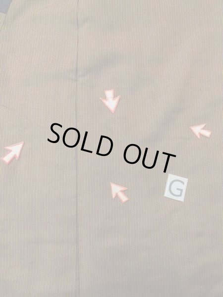 画像19: M0301Y  男性用着物 男性用着物 綿入り シルク（正絹）   茶色, 縞 【中古】 【USED】 【リサイクル】 ★☆☆☆☆ (19)