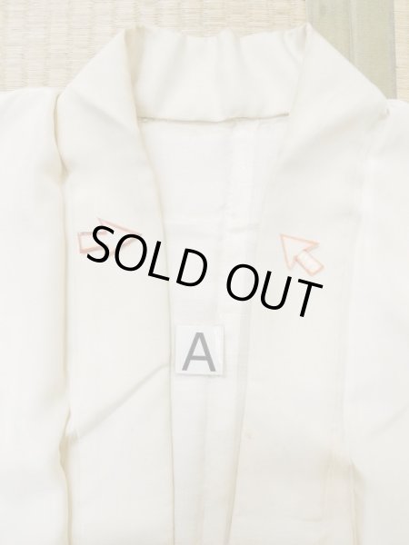 画像12: M0302A  男性用着物 男性用着物  シルク（正絹）   白,  【中古】 【USED】 【リサイクル】 ★★☆☆☆ (12)