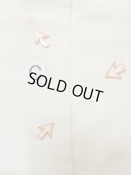 画像14: M0302A  男性用着物 男性用着物  シルク（正絹）   白,  【中古】 【USED】 【リサイクル】 ★★☆☆☆ (14)