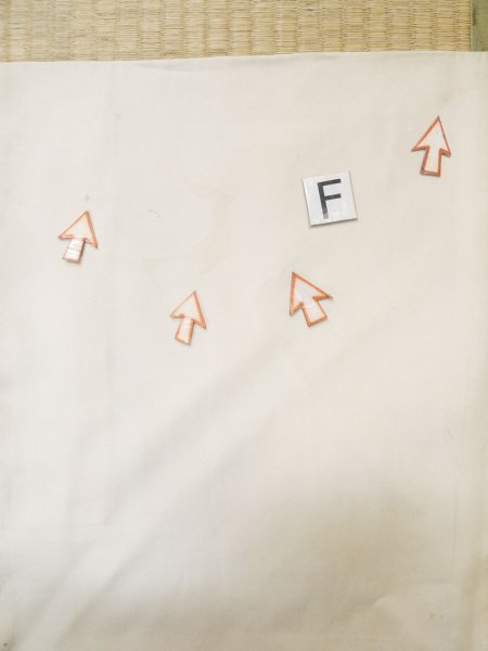 画像17: M0302A  男性用着物 男性用着物  シルク(正絹)   白,  【中古】 【USED】 【リサイクル】 ★★☆☆☆ (17)