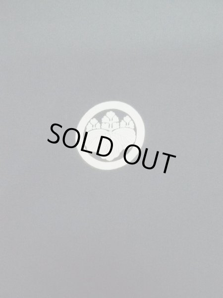 画像3: M0302C  男性用着物 男性用着物  シルク(正絹)   黒,  【中古】 【USED】 【リサイクル】 ★★☆☆☆ (3)