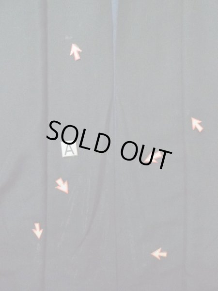 画像13: M0302C  男性用着物 男性用着物  シルク(正絹)   黒,  【中古】 【USED】 【リサイクル】 ★★☆☆☆ (13)