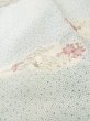 画像11: M0307B  小紋 女性用着物  シルク（正絹）   白, 菊 【中古】 【USED】 【リサイクル】 ★★☆☆☆ (11)
