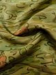 画像11: M0307L  小紋 女性用着物  シルク（正絹） 淡い 薄い トープ, 抽象的模様 【中古】 【USED】 【リサイクル】 ★★☆☆☆ (11)