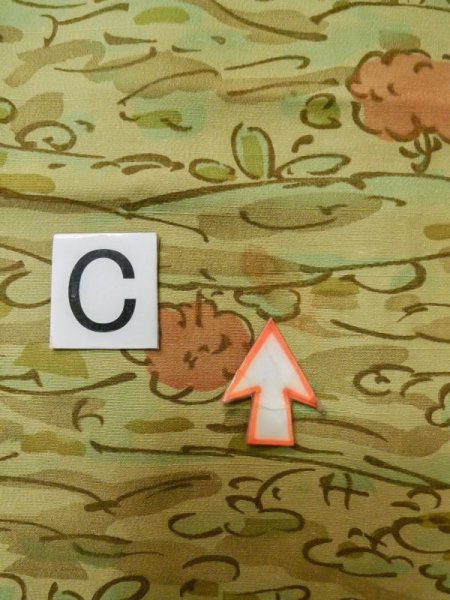 画像16: M0307L  小紋 女性用着物  シルク(正絹) 淡い 薄い トープ, 抽象的模様 【中古】 【USED】 【リサイクル】 ★★☆☆☆ (16)