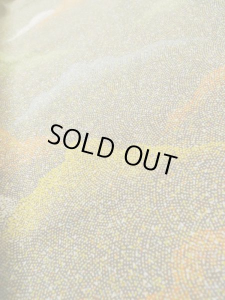 画像8: M0307P  小紋 女性用着物  シルク（正絹）   茶色, 小さな点々 【中古】 【USED】 【リサイクル】 ★★☆☆☆ (8)