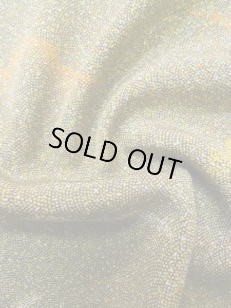 画像11: M0307P  小紋 女性用着物  シルク（正絹）   茶色, 小さな点々 【中古】 【USED】 【リサイクル】 ★★☆☆☆ (11)