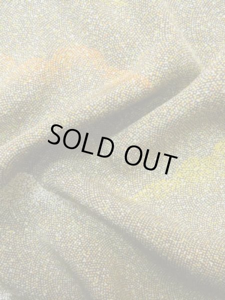 画像12: M0307P  小紋 女性用着物  シルク（正絹）   茶色, 小さな点々 【中古】 【USED】 【リサイクル】 ★★☆☆☆ (12)