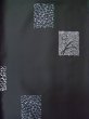 画像4: M0307W Mint  小紋 女性用着物  化繊   黒, 桜 【中古】 【USED】 【リサイクル】 ★★★★☆ (4)