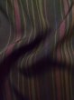 画像10: M0307Z  小紋 女性用着物  シルク（正絹） 淡い 深い 茶色, 縞 深い【中古】 【USED】 【リサイクル】 ★★★★☆ (10)