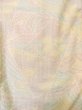 画像4: M0315B Mint  紬 女性用着物  シルク（正絹） 淡い 薄い マルチカラー, 幾何学模様 【中古】 【USED】 【リサイクル】 ★★★★☆ (4)