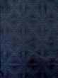 画像3: M0315E  大島紬 女性用着物  シルク（正絹）   紺, 七宝 【中古】 【USED】 【リサイクル】 ★★★☆☆ (3)