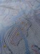 画像10: M0315L  大島紬 女性用着物  シルク（正絹）  淡い 青, 抽象的模様 【中古】 【USED】 【リサイクル】 ★★☆☆☆ (10)