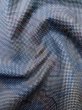 画像11: M0315L  大島紬 女性用着物  シルク（正絹）  淡い 青, 抽象的模様 【中古】 【USED】 【リサイクル】 ★★☆☆☆ (11)