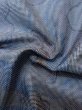 画像12: M0315L  大島紬 女性用着物  シルク（正絹）  淡い 青, 抽象的模様 【中古】 【USED】 【リサイクル】 ★★☆☆☆ (12)