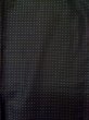 画像3: M0315M  織 女性用着物  シルク（正絹）   黒, 十字 【中古】 【USED】 【リサイクル】 ★★☆☆☆ (3)