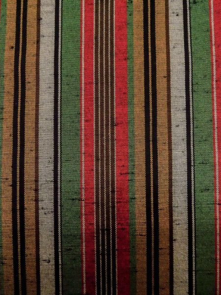 画像5: M0315S  紬 女性用着物  シルク(正絹)   マルチカラー, 縞 【中古】 【USED】 【リサイクル】 ★★☆☆☆ (5)