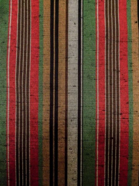 画像6: M0315S  紬 女性用着物  シルク(正絹)   マルチカラー, 縞 【中古】 【USED】 【リサイクル】 ★★☆☆☆ (6)