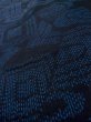 画像10: M0315X Mint  紬 女性用着物  シルク（正絹）  深い 青, 流水 【中古】 【USED】 【リサイクル】 ★★★★☆ (10)