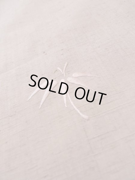 画像10: M0315Y  付下げ 女性用着物  シルク（正絹）  淡い 桃色, 笹 【中古】 【USED】 【リサイクル】 ★★★☆☆ (10)