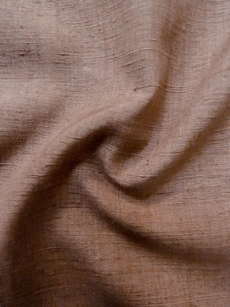 画像12: M0315Y  付下げ 女性用着物  シルク(正絹)  淡い 桃色, 笹 【中古】 【USED】 【リサイクル】 ★★★☆☆ (12)