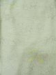 画像3: M0315Z  紬 女性用着物  シルク（正絹） 淡い 薄い 黄緑色, 花 【中古】 【USED】 【リサイクル】 ★★☆☆☆ (3)
