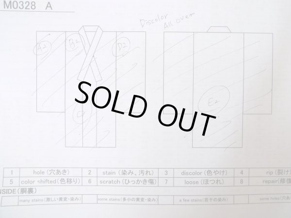 画像17: M0328A  留袖 女性用着物 比翼仕立て シルク（正絹）   黒, 松/松葉 【中古】 【USED】 【リサイクル】 ★★☆☆☆ (17)