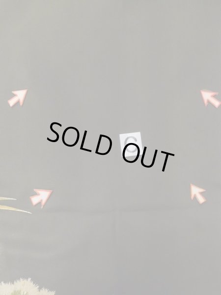 画像20: M0328A  留袖 女性用着物 比翼仕立て シルク（正絹）   黒, 松/松葉 【中古】 【USED】 【リサイクル】 ★★☆☆☆ (20)