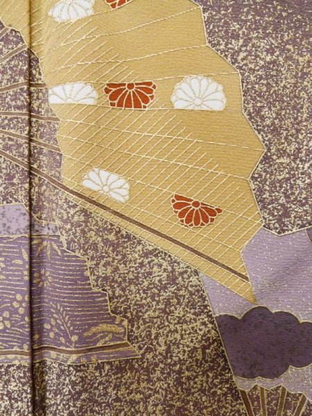 画像11: M0328C Mint  留袖 女性用着物 比翼仕立て、投扇興 シルク(正絹)   黒, ぼたん 【中古】 【USED】 【リサイクル】 ★★★★☆ (11)