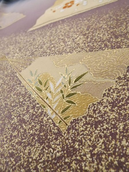 画像13: M0328C Mint  留袖 女性用着物 比翼仕立て、投扇興 シルク(正絹)   黒, ぼたん 【中古】 【USED】 【リサイクル】 ★★★★☆ (13)