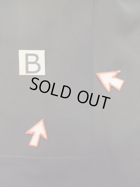 画像21: M0328F  留袖 女性用着物 染分け シルク（正絹）   黒, ぼたん 【中古】 【USED】 【リサイクル】 ★★☆☆☆ (21)