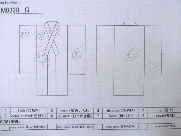 画像17: M0328G  留袖 女性用着物 裾に綿入り シルク(正絹)   黒, 菊 【中古】 【USED】 【リサイクル】 ★★☆☆☆ (17)