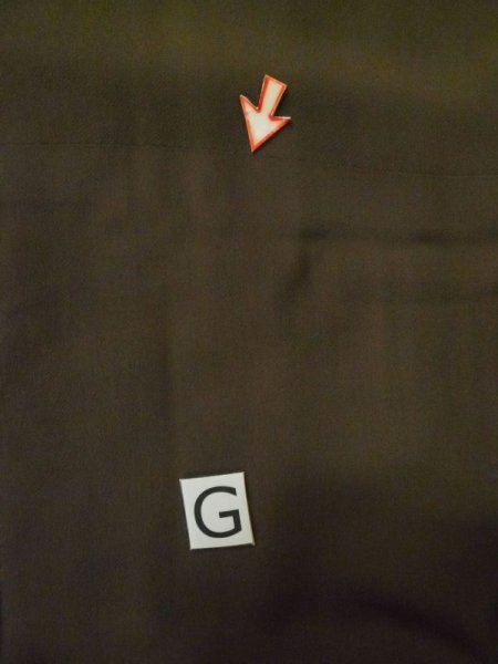 画像24: M0328G  留袖 女性用着物 裾に綿入り シルク(正絹)   黒, 菊 【中古】 【USED】 【リサイクル】 ★★☆☆☆ (24)