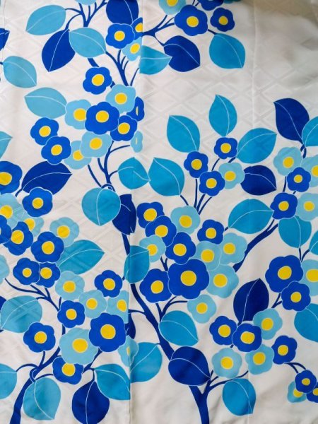 画像6: M0328J  振袖 女性用着物  シルク(正絹)   白, 花 【中古】 【USED】 【リサイクル】 ★★☆☆☆ (6)