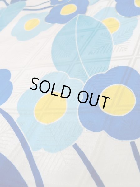 画像12: M0328J  振袖 女性用着物  シルク（正絹）   白, 花 【中古】 【USED】 【リサイクル】 ★★☆☆☆ (12)