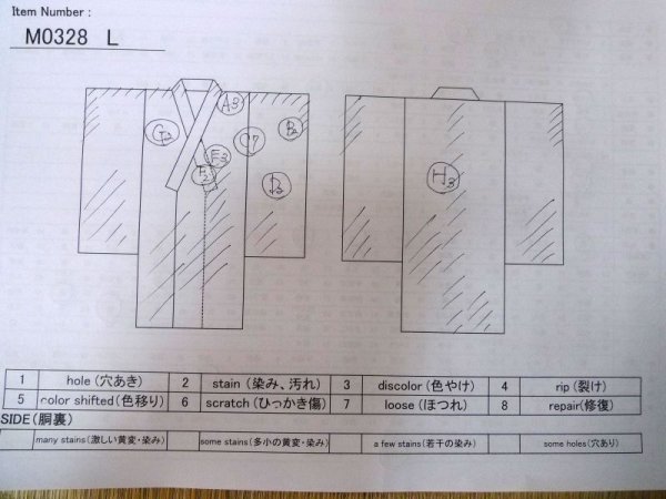 画像22: M0328L  振袖 女性用着物  シルク(正絹)  淡い アイボリー, 花 淡い【中古】 【USED】 【リサイクル】 ★☆☆☆☆ (22)
