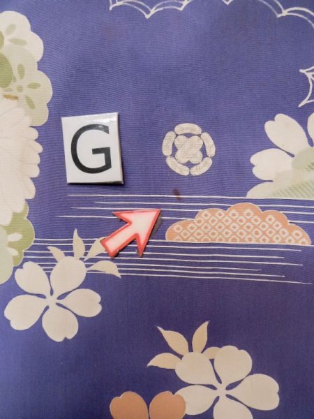 画像29: M0328L  振袖 女性用着物  シルク(正絹)  淡い アイボリー, 花 淡い【中古】 【USED】 【リサイクル】 ★☆☆☆☆ (29)