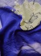 画像20: M0328M  訪問着 女性用着物  シルク（正絹） 淡い 紫み 青, ぼたん 淡い【中古】 【USED】 【リサイクル】 ★★☆☆☆ (20)