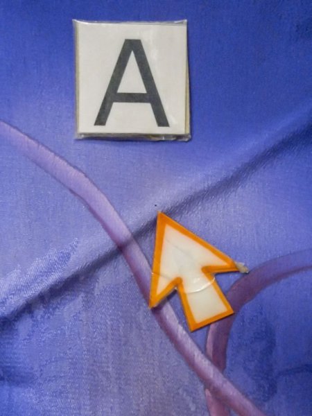 画像18: M0328N  訪問着 女性用着物 楽器柄 シルク(正絹)   紫色, 花 【中古】 【USED】 【リサイクル】 ★☆☆☆☆ (18)