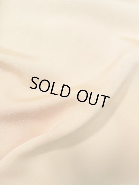 画像12: M0328P  付下げ 女性用着物  シルク（正絹） 淡い 薄い 橙色, 花 【中古】 【USED】 【リサイクル】 ★★☆☆☆ (12)