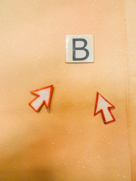 画像16: M0328P  付下げ 女性用着物  シルク(正絹) 淡い 薄い 橙色, 花 【中古】 【USED】 【リサイクル】 ★★☆☆☆ (16)