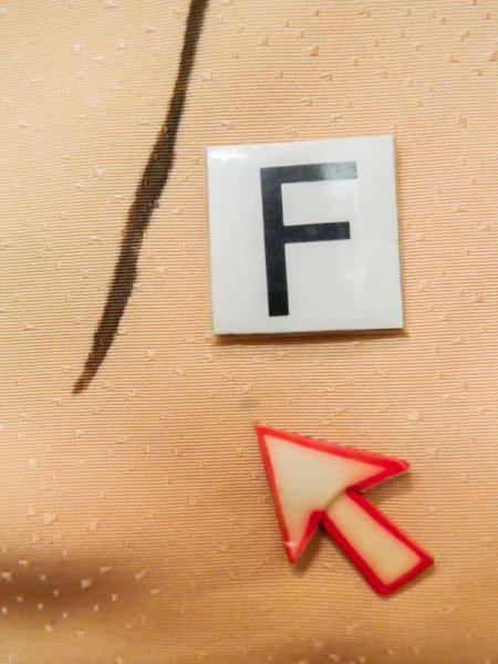 画像20: M0328P  付下げ 女性用着物  シルク(正絹) 淡い 薄い 橙色, 花 【中古】 【USED】 【リサイクル】 ★★☆☆☆ (20)