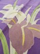 画像12: M0328Q  訪問着 女性用着物  シルク（正絹）   紫色, 花 【中古】 【USED】 【リサイクル】 ★★☆☆☆ (12)