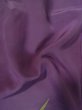 画像14: M0328Q  訪問着 女性用着物  シルク（正絹）   紫色, 花 【中古】 【USED】 【リサイクル】 ★★☆☆☆ (14)