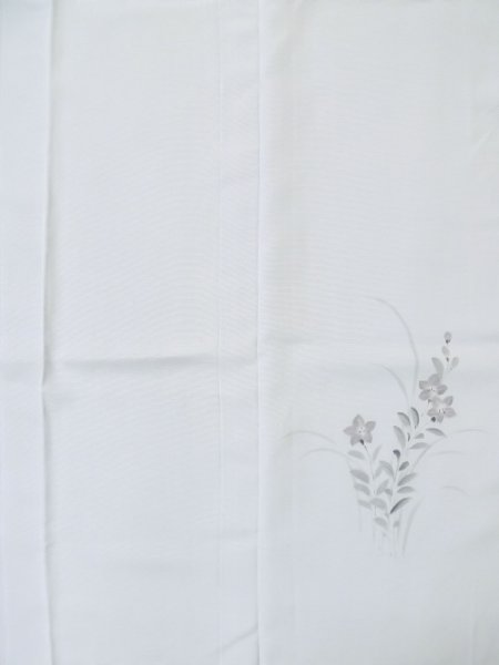 画像16: M0328T  夏物 女性用着物 表:紗、裏:絽、紗袷、とんぼ柄 シルク(正絹)   紺, ききょう 【中古】 【USED】 【リサイクル】 ★★☆☆☆ (16)